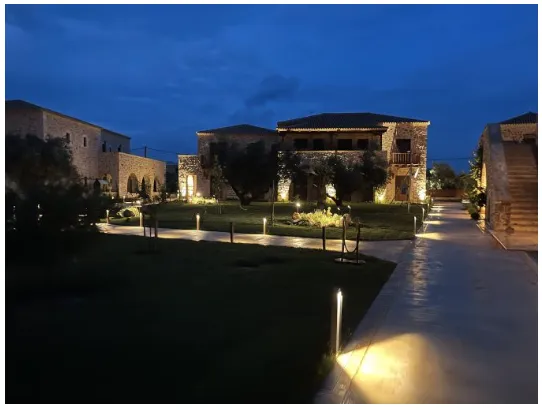 éclairage de jardin